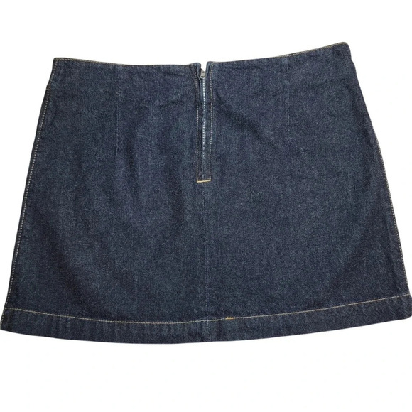 MAVI Jeans Alison Women's Two Pocket Dark Wash Denim Mini Skirt Size Medium - Picture 3 of 14